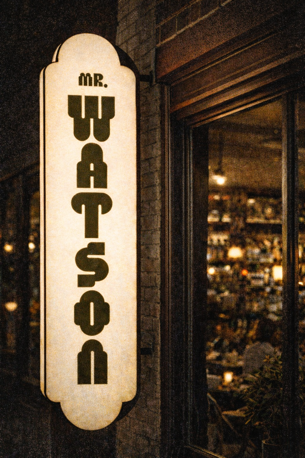 Mr. Watson sign